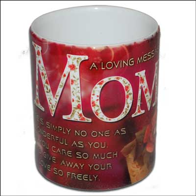 "Mug with Message -Mom - Click here to View more details about this Product
